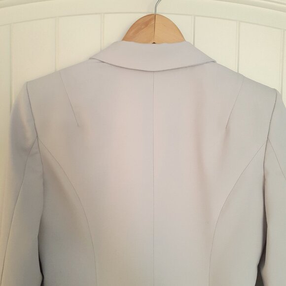 Simona Corsellini Wool Two-Button Blazer Gray Size 40/Size 4 - Picture 6 of 14